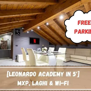 Appartamento Leonardo Academy In 5' - Parcheggio Gratis - Laghi & Wi-fi, Sesto Calende